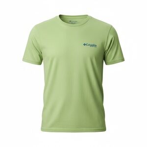 Columbia PFG Tee Shirt Fishing Green Short Sleeve